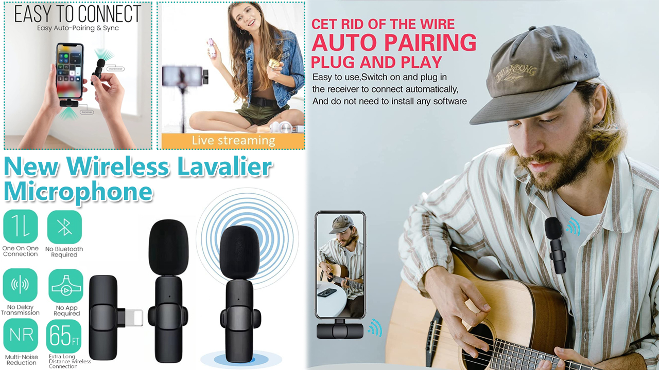 New Wireless Lavalier Microphone