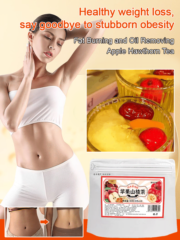 Burning fat and draining oil Apple Hawthorn Tea