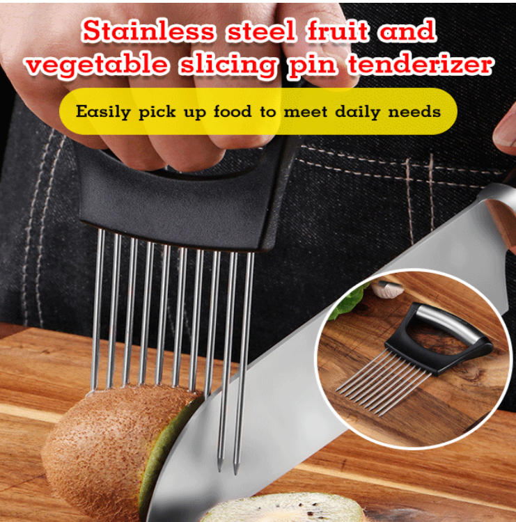Stainless steel meat tenderizing needle vegetable cutter