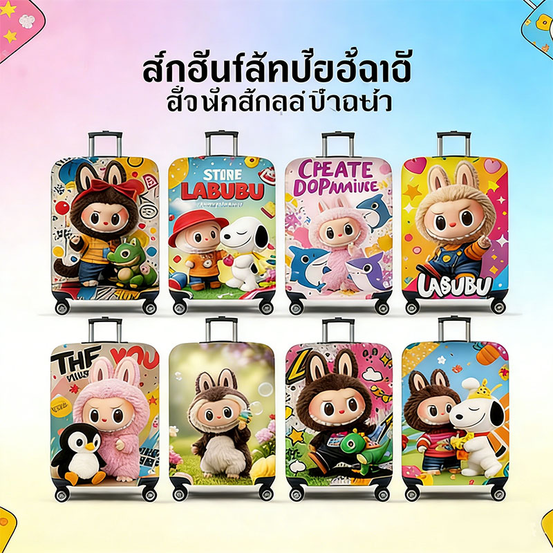 ผ้าคลุมกระเป๋าเดินทาง LABUBU รุ่นปี 2026