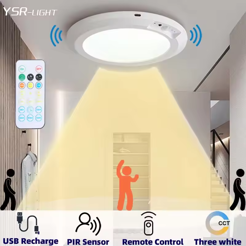 Human body sensor ceiling light